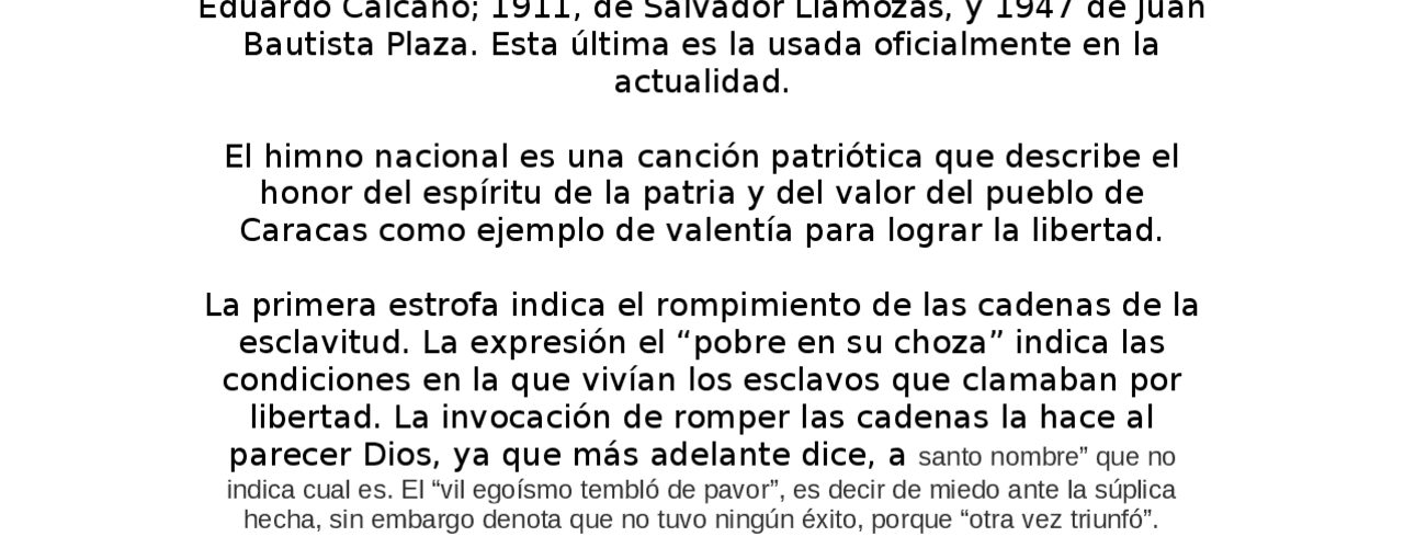 La riqueza poética del Himno Nacional de Venezuela: Interpreta las