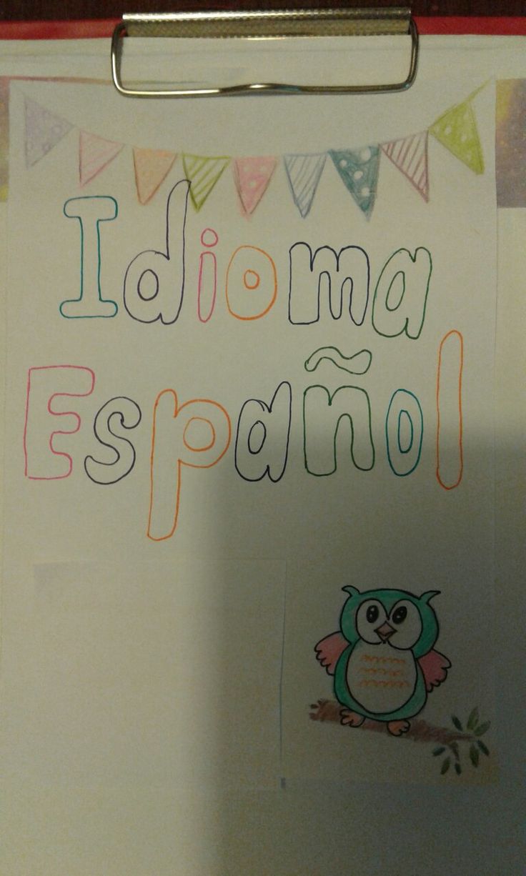 Las imágenes de carátulas de español que te inspirarán a aprender y ...