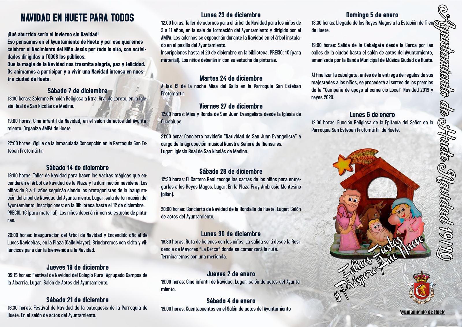 Un programa navideño para inspirarte: Ejemplos de actividades festivas