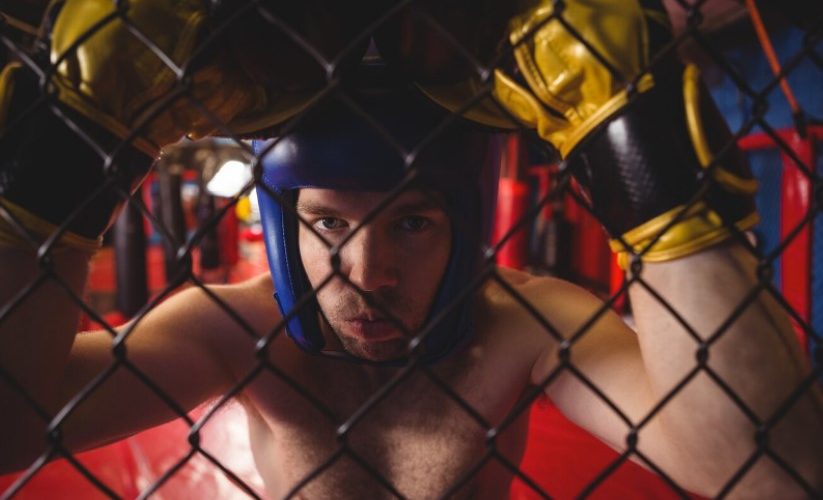 Entrenamiento de kickboxing